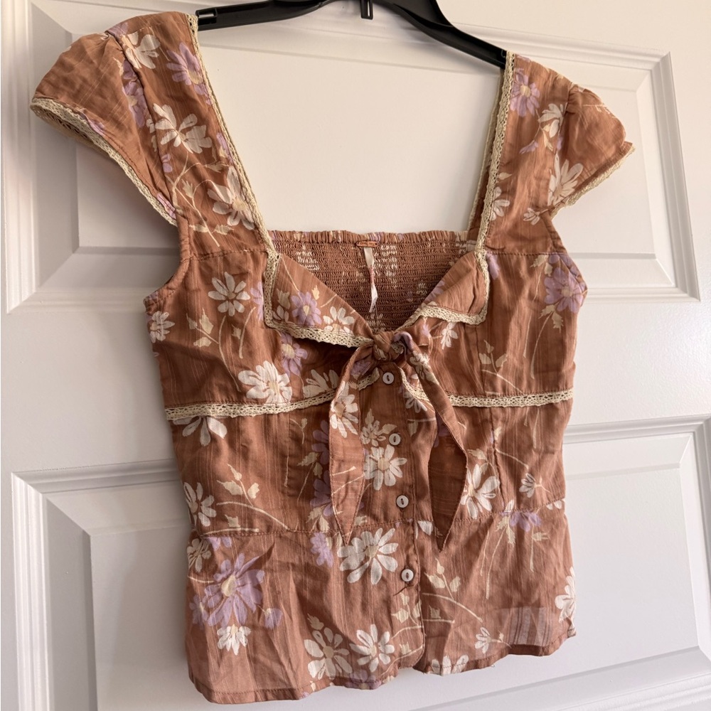 Free People Call Me Baby Blouse NWT - Picture 3 of 9